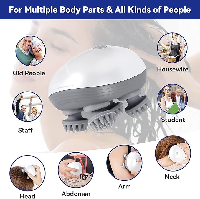 Premium Smart Scalp Massager – Advanced Therapeutic Care for Scalp Health