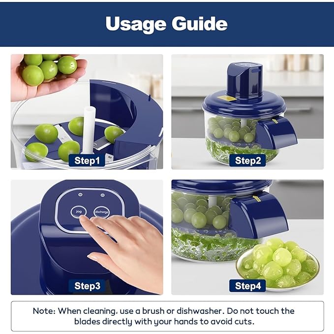Single Deals™ Automatic Electric Garlic   Peeler Chopper [Premium Quality]