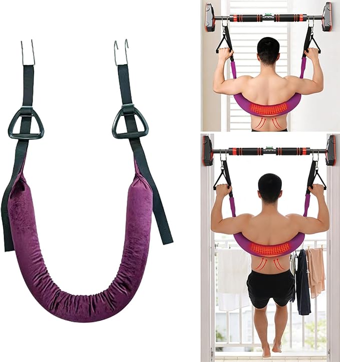 Spinal Decompression Inversion Belt – Ergonomic Back Support and Stretching Tool for Posture Correction Premium Quality Single Deals™