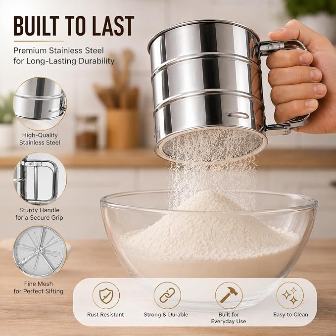 Single Deals™ Flour Sifter [Premium Quality]
