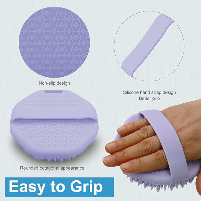 Silicone Body Scrubber Brush – Durable, Food-Grade Exfoliating Tool for Deep Cleansing