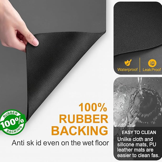 Large Kitchen Drying Mat (40x60cm) – Highly Absorbent, Non-Slip Countertop Protector for Ample Dish Storage Premium Quality Single Deals™