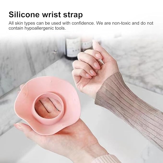 Silicone Face Wash Wristbands – Drip-Free Water Catchers for Mess-Free Skincare Routines Premium Quality Single Deals™