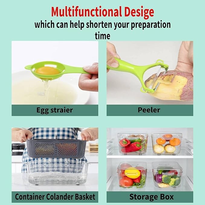 Single Deals™ 22 in 1 Multipurpose Chopper [Premium Quality]