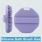 Silicone Body Scrubber Brush – Durable, Food-Grade Exfoliating Tool for Deep Cleansing