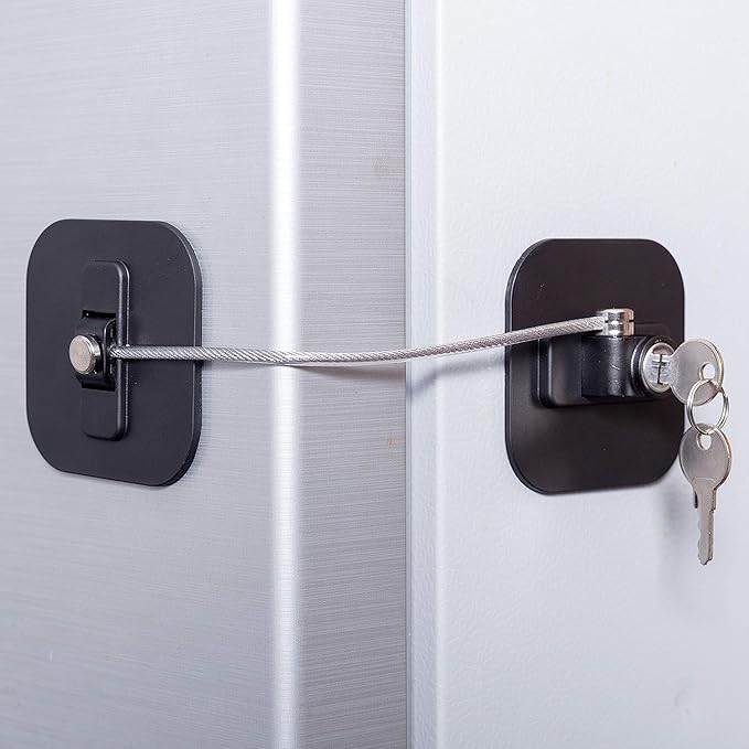 Single Deals™ Child Safety  Lock - ( Cupboard Refrigerator Window)  Premium Quality