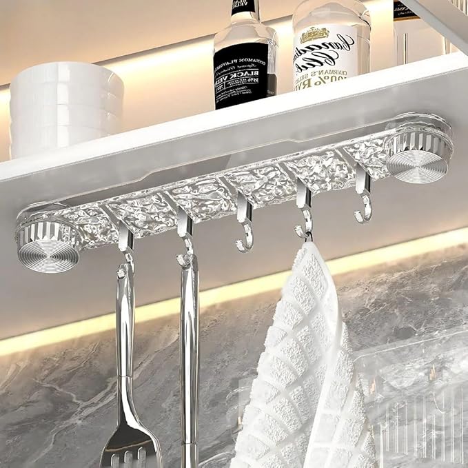Single Deals™ Luxury Suction Cup Hooks With Five Hooks Premium Quality