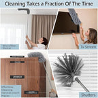 4 in 1 Microfiber Feather Duster – Sophisticated Maintenance Solution Premium Quality SingleDeals™