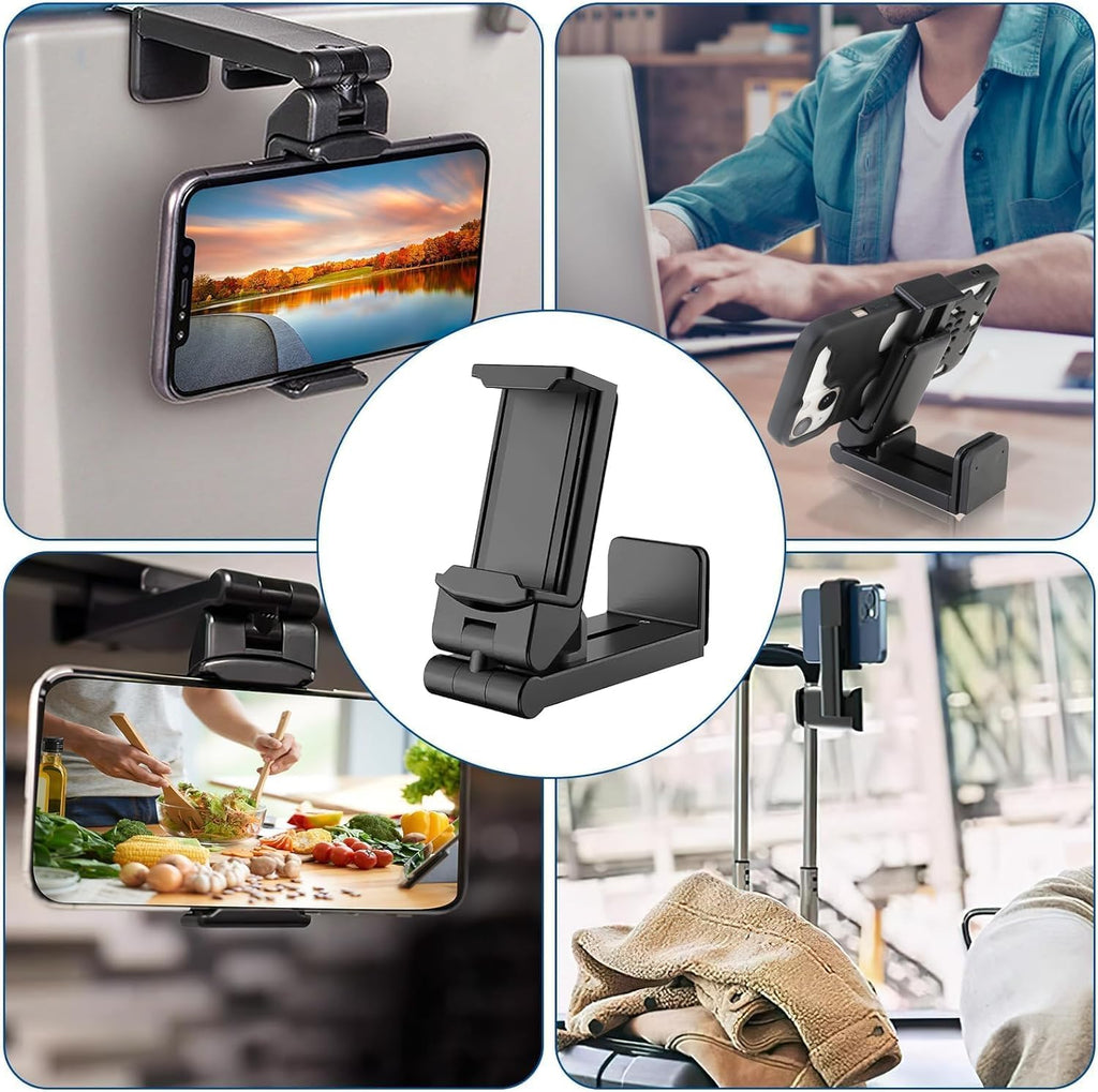 Premium 360° Rotating Travel Phone Holder – Versatile Hands-Free Mounting Solution