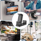 Premium 360° Rotating Travel Phone Holder – Versatile Hands-Free Mounting Solution