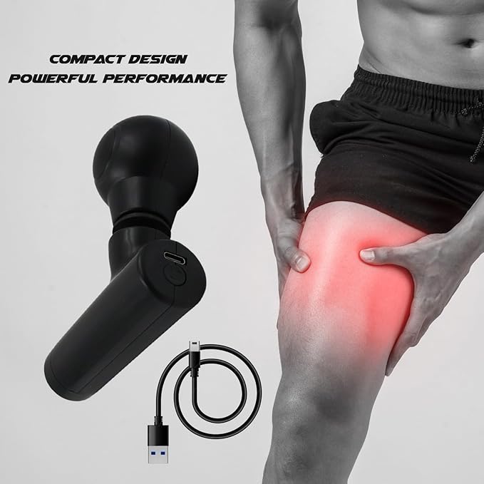 Premium Mini Fascial Gun Massager – Compact, Powerful Relief for Targeted Muscle Recovery