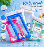 Universal Waterproof Mobile Pouch – Cartoon-Themed Protective Case for Smartphones, Ideal for Water Activities and Travel Premium Quality Single Deals™