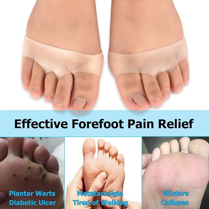Comfortable Honeycomb Forefoot Cushion - Breathable Silicone Gel Pad for Pain Relief and All-Day Comfort in High Heels Premium Quality Single Deals™