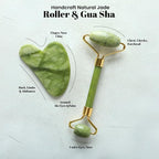 Natural Jade Facial Roller & Gua Sha Set – Premium Dual-Action Beauty Tool for Skin Rejuvenation and Relaxation Premium Quality Single Deals™