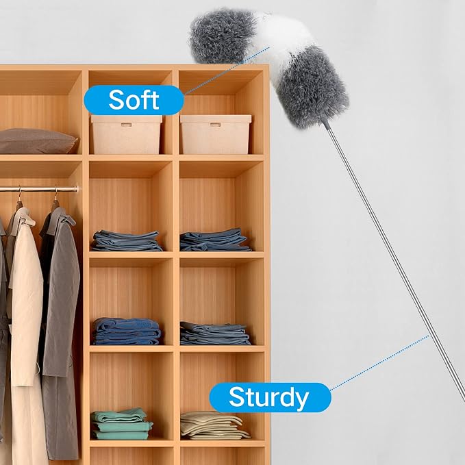 4 in 1 Microfiber Feather Duster – Sophisticated Maintenance Solution Premium Quality SingleDeals™