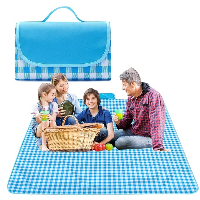 Portable Outdoor Picnic Mat – Durable, Foldable 400g Waterproof Ground Sheet for Parks and Beach Outings Premium Quality Single Deals™