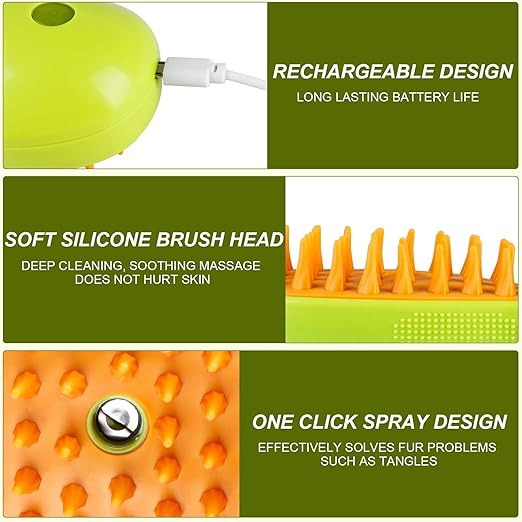 Pet Steam Brush – Sophisticated Maintenance Solution Premium Quality SingleDeals™