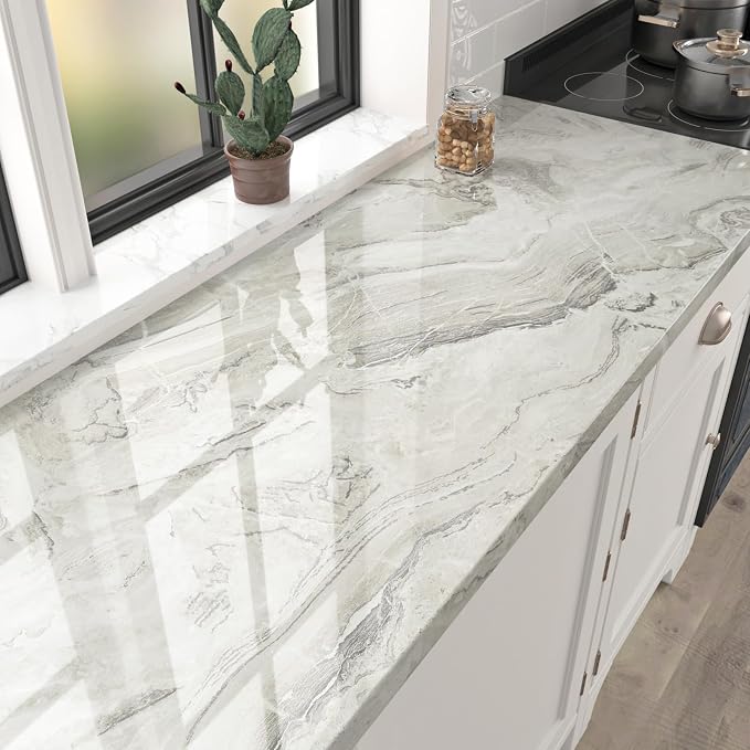 Decorative Self-Adhesive Waterproof Kitchen Wall Sticker – Premium Marble Finish, 60x200cm (Copy)