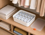 Single Deals™ 10 Compartment Underwear Storage Box - Premium Quality