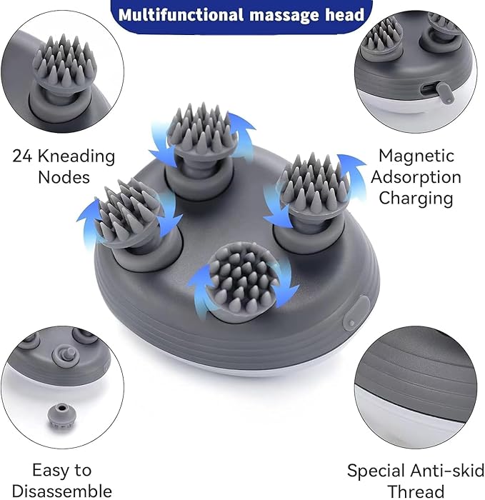 Premium Smart Scalp Massager – Advanced Therapeutic Care for Scalp Health