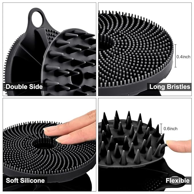 Precision Silicone Face Scrubber – Gentle Exfoliating Facial Cleansing Tool for Smooth, Refined Skin