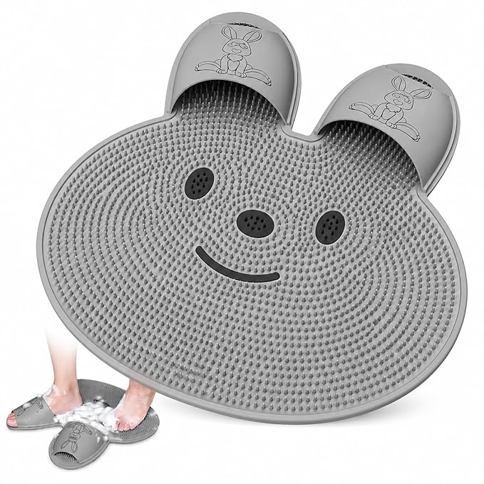 Rabbit-Shaped Silicone Foot Scrubber – Fun, Effective Exfoliation and Relaxation for Daily Bathing Routines Premium Quality Single Deals™