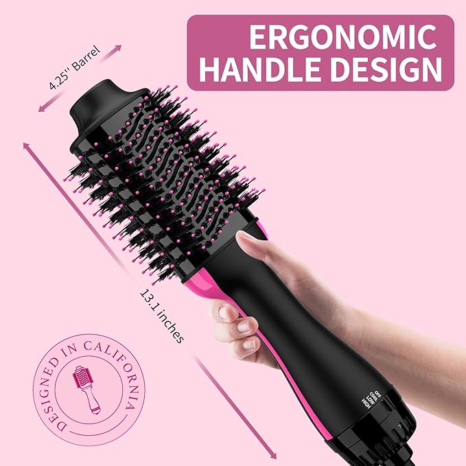 One Step Hair Dryer & Volumizer Brush – Multi-Functional Salon Styling Tool