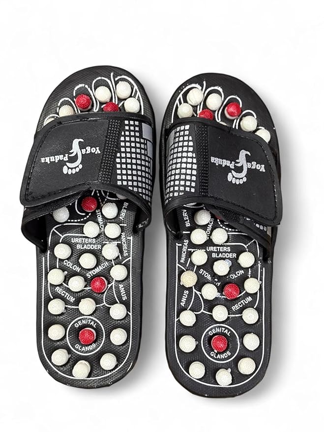 Therapeutic Acupressure Slippers – Ergonomic Foot Massager for Reflexology and Wellness Support Premium Quality Single Deals™