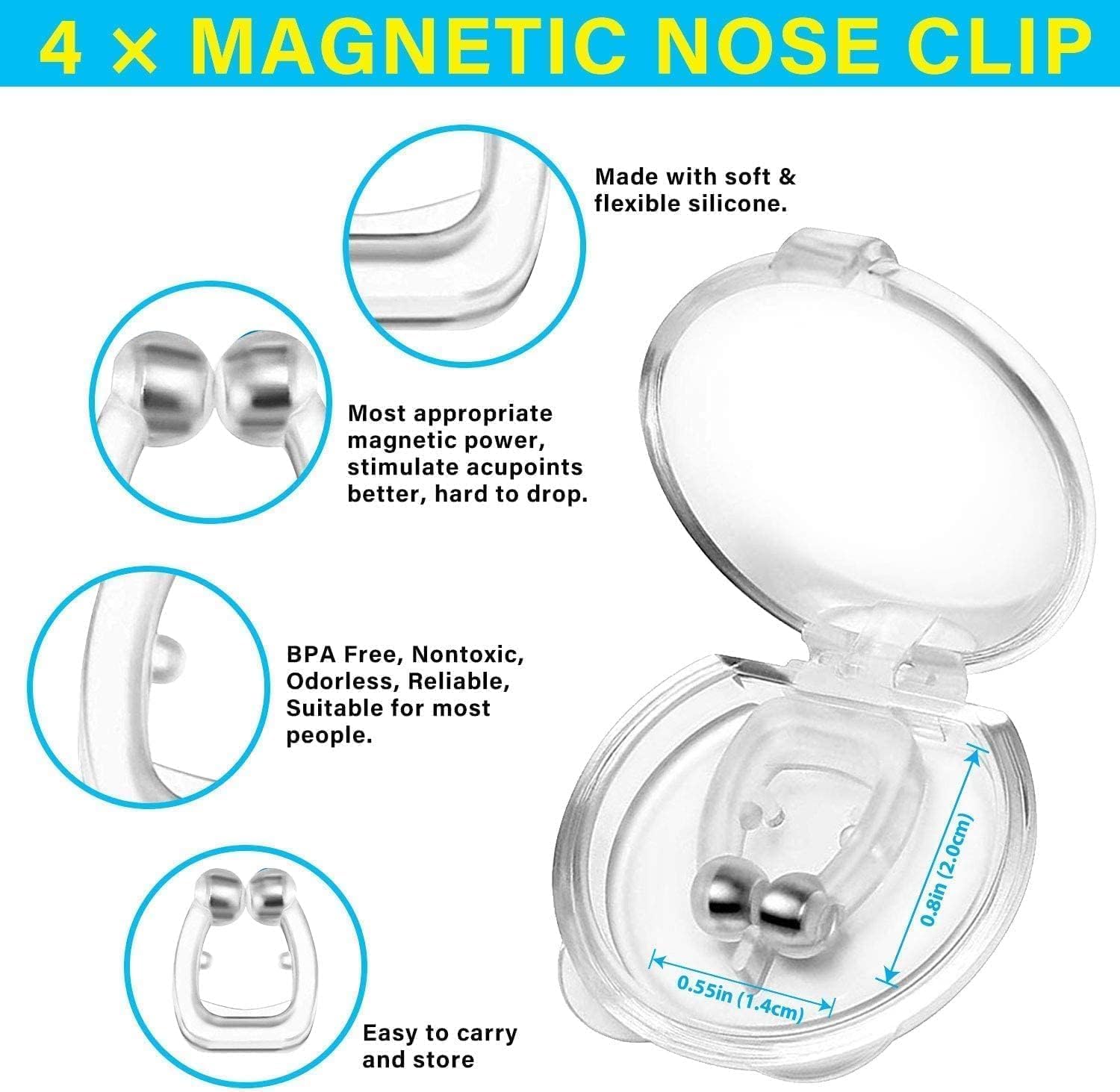 Nose Clip – Sophisticated Wellness Solution Premium Quality SingleDeals™