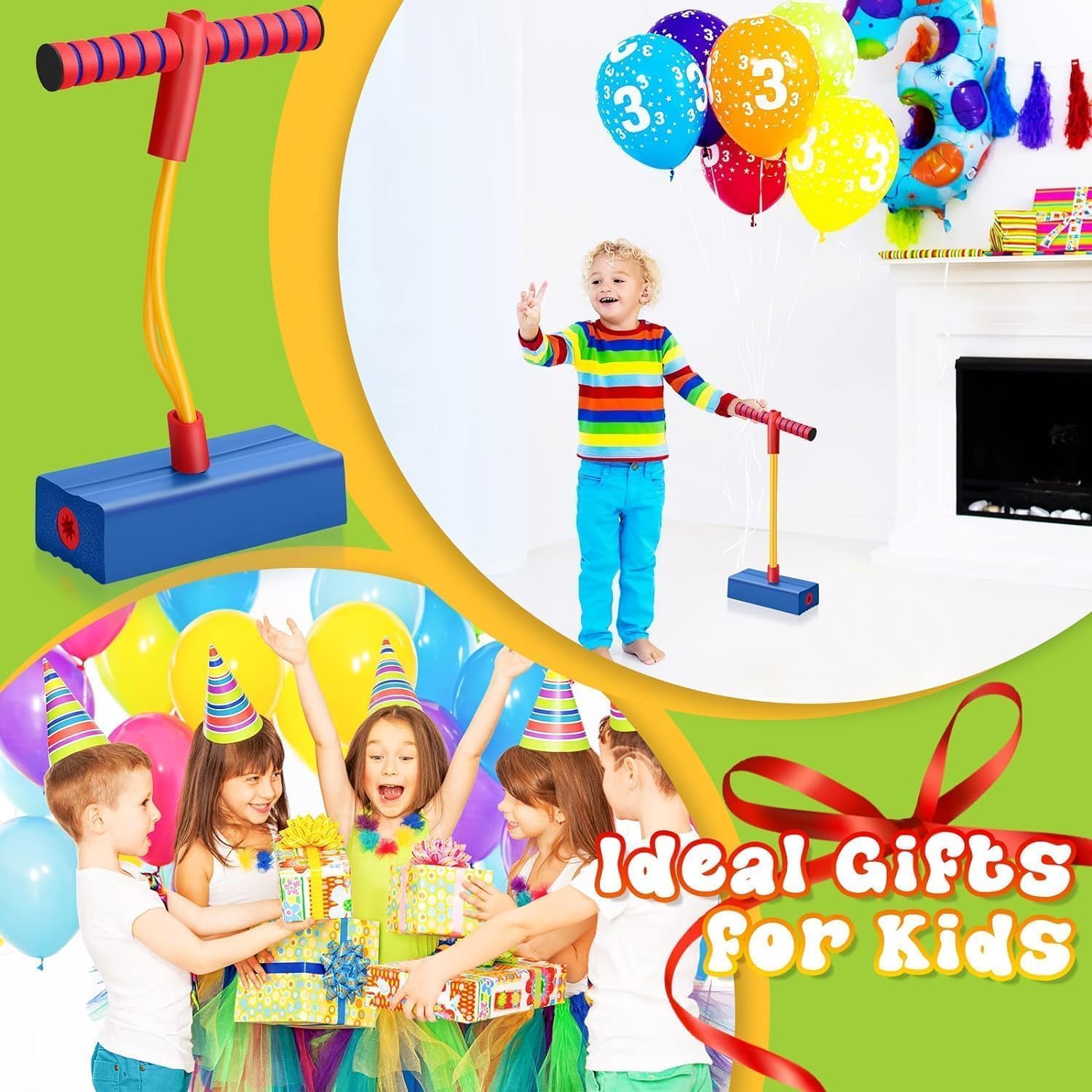 Foam Pogo Jumper – Safe, Interactive Bounce Toy for Active Children