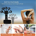 Finger Extensor Resistance Trainer – Adjustable Hand and Forearm Strength Exerciser for Dexterity and Rehabilitation Premium Quality Single Deals™