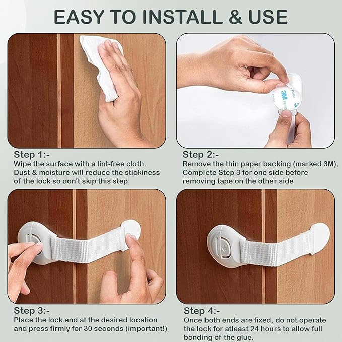 Single Deals™ Child Safety Strap Locks - Premium Quality