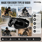 Protective UV Bike Goggles – Windproof, Dust-Resistant Eyewear for Enhanced Visibility and Safety on the Road Premium Quality Single Deals™