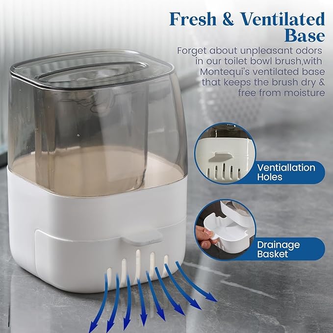 Silicone Push Toilet Brush with Drain Box – Sophisticated Maintenance Solution Premium Quality SingleDeals™