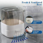 Silicone Push Toilet Brush with Drain Box – Sophisticated Maintenance Solution Premium Quality SingleDeals™