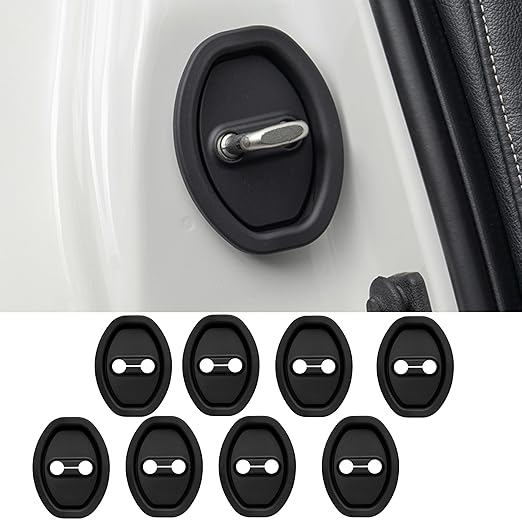 Premium Silicone Car Door Latch Protective Cover – Sophisticated Interior Enhancement