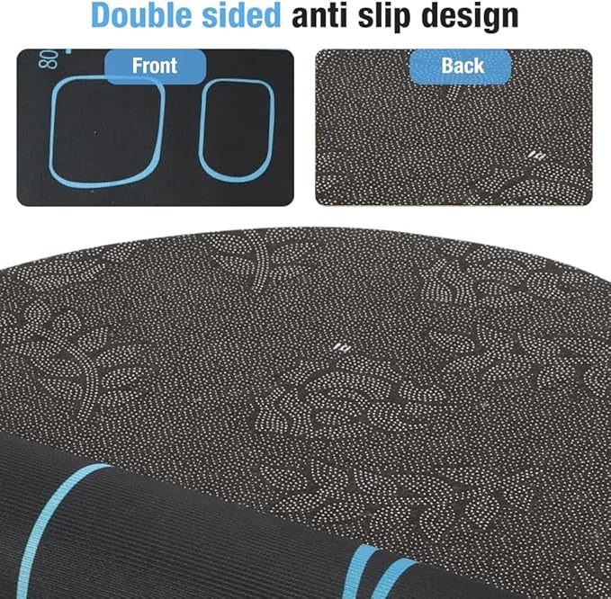 Professional Non-Slip Yoga & Exercise Mat – High-Grip, Cushioned Fitness Surface for Yoga and Home Workouts