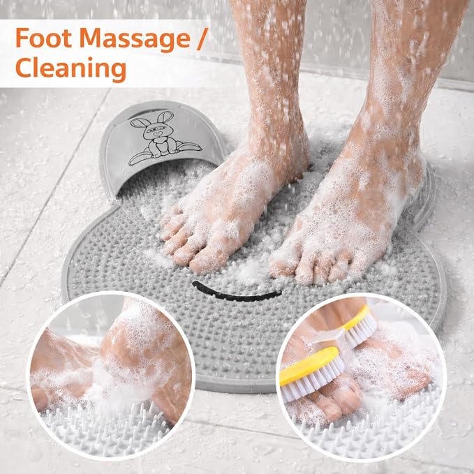 Rabbit-Shaped Silicone Foot Scrubber – Fun, Effective Exfoliation and Relaxation for Daily Bathing Routines Premium Quality Single Deals™
