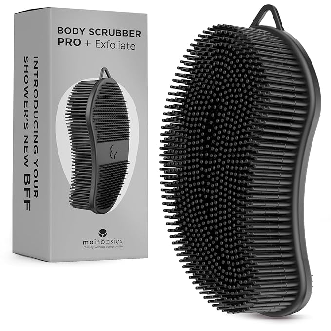 Silicone Body Wash Scrubber – Professional-Grade Exfoliating Shower Tool for Deep Cleansing and Skin Revitalization