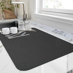 Large Kitchen Drying Mat (40x60cm) – Highly Absorbent, Non-Slip Countertop Protector for Ample Dish Storage Premium Quality Single Deals™