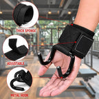 Professional Weightlifting Hook Grips – 2-Piece Set for Enhanced Strength Training and Wrist Support