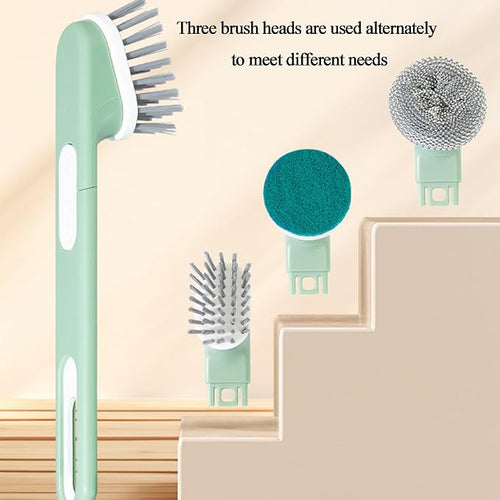 3 IN 1 Kitchen Brush – Sophisticated Maintenance Solution Premium Quality SingleDeals™