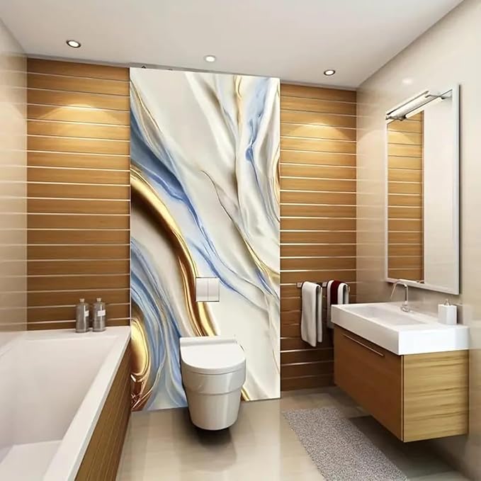 Decorative Self-Adhesive Waterproof Kitchen Wall Sticker – Premium Abstract Pattern, 60x200cm