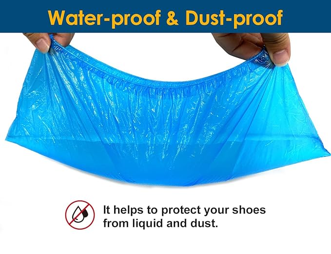 Disposable Plastic Shoe Covers – Hygienic, Lightweight Protective Guards for Clean Environments and Versatile Use Premium Quality Single Deals™