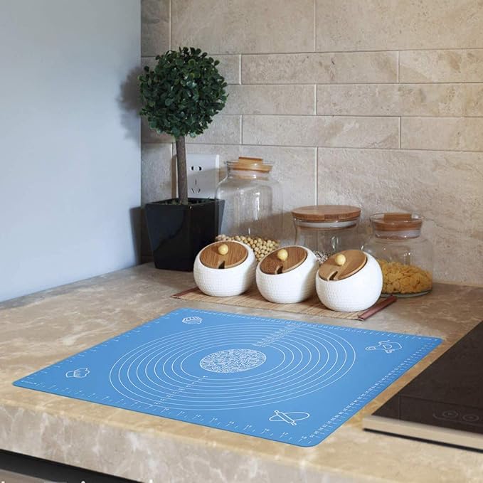 Silicone Roti/Dough Mat with Measurements – Non-Stick, Durable Baking Surface for Precision Prep and Easy Cleanup Premium Quality Single Deals™