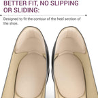 Universal Comfortable Shoe Fit Elastic Heel Pads - Adjustable, Anti-Slip Cushion Inserts for Men and Women, Perfect for Resizing and Pain Relief Premium Quality Single Deals™