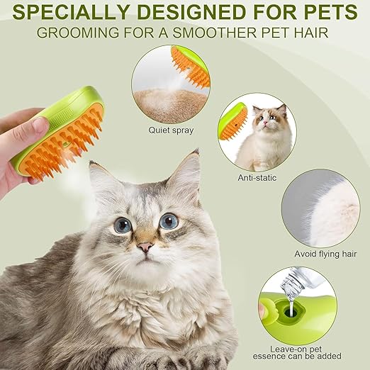 Pet Steam Brush – Sophisticated Maintenance Solution Premium Quality SingleDeals™