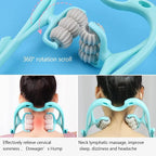 Premium Roller Massager – Ergonomic Neck and Tension Relief Tool