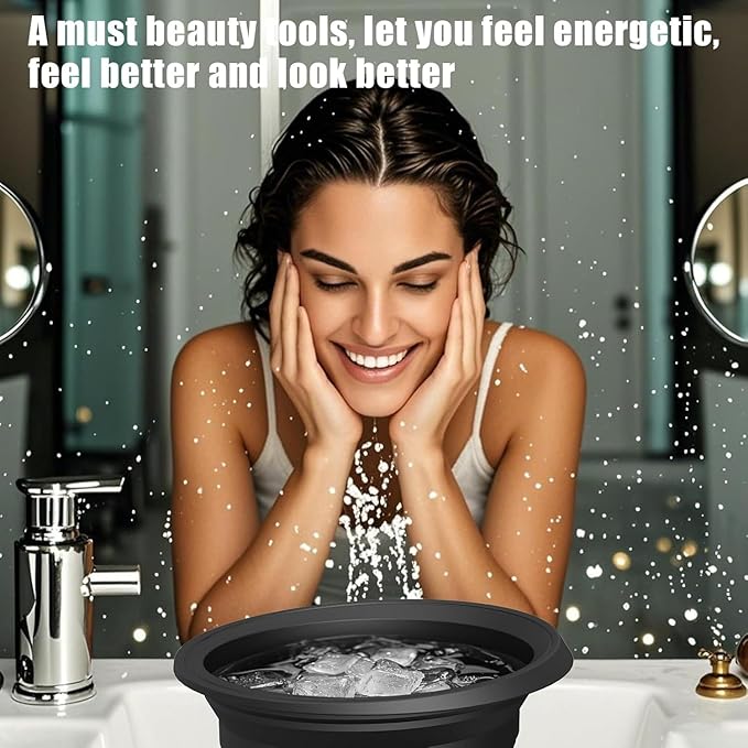 Silicone Ice Facial Bowl – Versatile Beauty Tool for Refreshing Skin Treatments