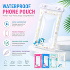 Universal Waterproof Mobile Pouch – Cartoon-Themed Protective Case for Smartphones, Ideal for Water Activities and Travel Premium Quality Single Deals™